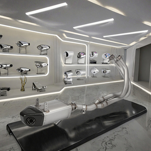 Nuevo sistema de escape completo para motocicleta Ninja650 Z650 2017-2022 <span class=keywords><strong>ER6N</strong></span> ER6F 2012-2016, tubo de escape inferior, Guangdong - Product Image 3