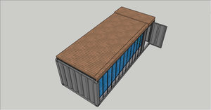 20GP встроенный контейнер для бассейна 14, 77 м2, сборный контейнер для бассейна - Product Image 5