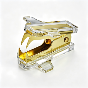 Découseur portable en acrylique de luxe, or, or <span class=keywords><strong>rose</strong></span>, transparent, en métal, pour bureau et école - Product Image 3