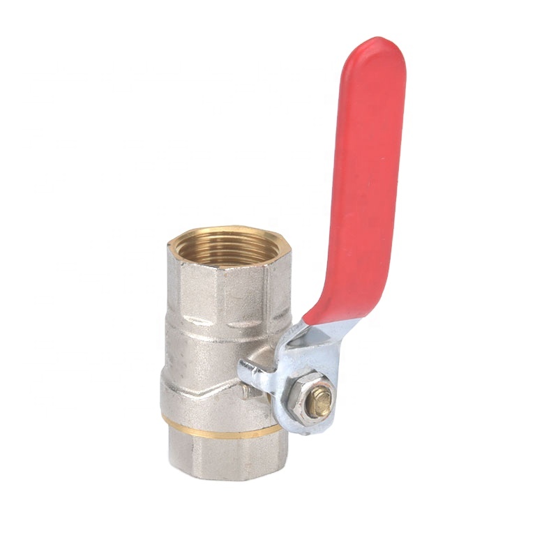 JD-4080 High quality flanged water steel handle brass ball valve