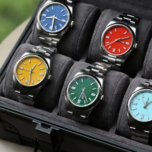 Luxury Men's Automatic Mechanical Watch 41mm Sapphire Crystal Analog Dial Luminous Waterproof Business Wristwatch - Product Image 3
