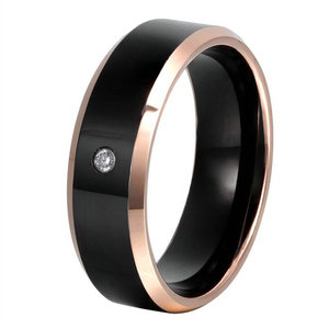 Anillos <span class=keywords><strong>de</strong></span> <span class=keywords><strong>Compromiso</strong></span> <span class=keywords><strong>de</strong></span> Tungsteno <span class=keywords><strong>de</strong></span> 6mm con Acabado Pulido <span class=keywords><strong>de</strong></span> Cheng Jewelers, Joyería <span class=keywords><strong>de</strong></span> Carburo <span class=keywords><strong>de</strong></span> Tungsteno, Chapado en Oro Negro, <span class=keywords><strong>Alianza</strong></span> <span class=keywords><strong>de</strong></span> Boda para Hombre - Product Image 6