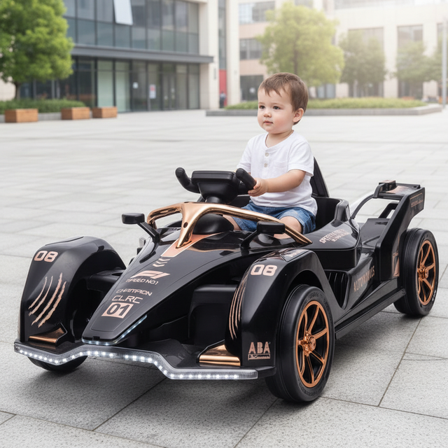 Hot Selling Children Electric Go-karting Car for Kids Outdoor Playing Electric Go Kart 4 Wheels Ride on Toy