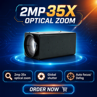 Module de caméra réseau à zoom optique 35x 2MP avec obturateur global pour la surveillance de chantier à longue distance