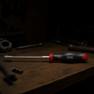 Llave hexagonal Usag 298 Sn de largo alcance con mango rojo para trabajos de precisión - Product Image 3