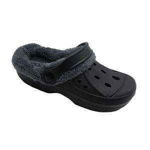 Sandal Wanita <span class=keywords><strong>EVA</strong></span> Hangat Model <span class=keywords><strong>Clogs</strong></span> Kustom untuk Musim Dingin, Sandal Taman <span class=keywords><strong>EVA</strong></span> Datar Warna Solid Klasik dengan Lapisan Bulu - Product Image 5