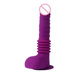 Retrattile Elettrico Del Pene Femminile Simulazione Pene Dido Vibratore Giocattolo Adulto Del Sesso