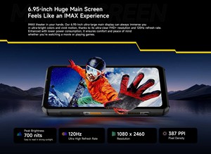 Ulefone Armor สมาร์ทโฟนแอนดรอยด์30 Pro 5G, 6.95 "120Hz 512GB ROM ,12800mAh 64MP กล้องกลางคืน7300X NFC dimensity - Product Image 5