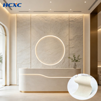 Revêtement mural intérieur souple, panneaux de pierre artificielle flexible en travertin, carreaux modernes d'extérieur en fausse pierre, argile modifiée 3D