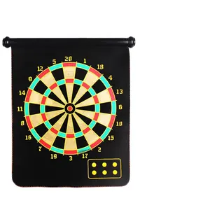 Junye Factory Direct Soft Tip Kids Magnet Dart Board Set Cloth dartboard portable foldable dart with 4 Darts Magnet Dartboard