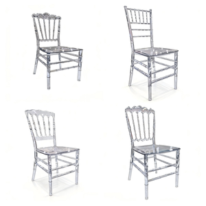 Chaises de mariage modernes en acrylique transparent en gros pour événements, fêtes, banquets, hôtels, appartements, gymnases et locations de salles de bain - Product Image 3