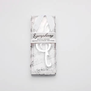 Symphony-abrebotellas cromado de <span class=keywords><strong>notas</strong></span> musicales para hombre de negocios, cornamusa triple para fiesta de boda, recuerdo de ducha nupcial, regalo de invitados - Product Image 4