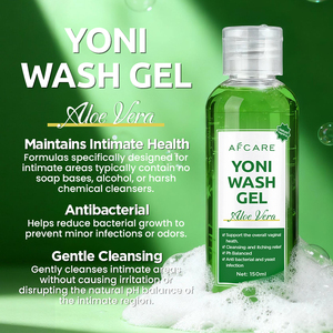 <span class=keywords><strong>Gel</strong></span> lavant pour l'hygiène intime à l'aloe vera 100% biologique pour tous les types de peau, <span class=keywords><strong>pH</strong></span> équilibré, nettoyant, apaisant, soulageant les irritations, neutralisant les odeurs - Product Image 2