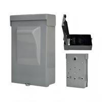 Interruptor de Seguridad Extraíble para Exteriores JHPDB240V 60A 120/240V, Resistente a la Intemperie, Sin Fusibles, Caja Metálica de CA, Desconectores de Bajo Voltaje