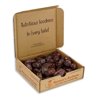 Emballage ondulé vide personnalisé dates de fruits secs boîtes d'emballage d'expédition pour dattes