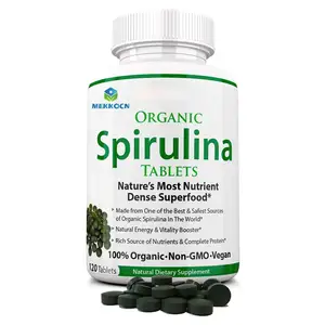 100% Comprimés de Spiruline Bio Superfood Tablette de Spiruline Vegan Tabelet de Spiruline 250mg