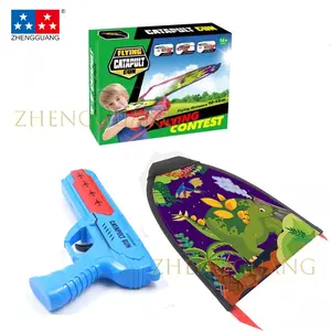 Zhengguang New Product Hot Selling Flying Catapult Toy Guns With Kite Catapult Small Kite