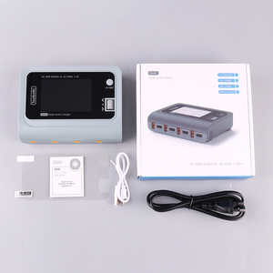 ToolkitRC Q4AC Charger XT60 <b>Adapters</b> Bright With Wide Angle Display 4x50w 5A AC 100W 4 Port Smart Discharger - Product Image 4