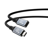 SYONG 40Gbps USB4 USB-C Verlängerungskabel 240W Thunderbolt 4, 8K60Hz Kompatibel mit Hub, Dock, Monitor, iPhone 17, MacBook Extern