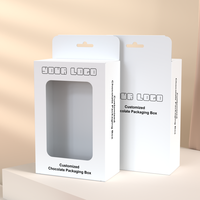 Cajas de Regalo de Chocolate con Envoltorio Personalizado para Barras de Proteína y Energía, Caja de Embalaje Ecológica para Barras de Chocolate