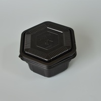 Petite boîte à compartiments jetables en plastique PP recyclable en gros pour nouilles en gelée chips nouveauté