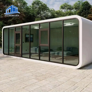 Casa Contenedor Prefabricada ShanHai Apple Cabin <span class=keywords><strong>de</strong></span> 20 pies/40 pies, Diseño Moderno con Panel Sándwich <span class=keywords><strong>de</strong></span> Acero, para Tienda y Uso Doméstico - Product Image 1