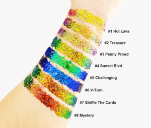 Créez votre propre Logo paillettes de Chrome infini crème ombre à paupières multicolore paillettes caméléon Gel ombre à paupières - Product Image 2