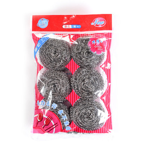 Éponge à récurer en laine d'acier, lot de 4, pour la vaisselle et le nettoyage des casseroles et poêles en acier inoxydable - Product Image 4
