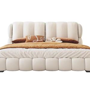 Meubles de chambre à coucher modernes, lit fonctionnel, lits doubles en bois, designs de meubles - Product Image 4