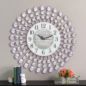 Luxury Stylish White Dial Round Shape Amazing <b>Wall</b> <b>Clock</b> Contemporary <b>Decorative</b> <b>Clock</b> for Office Desk and Interior - Product Image 1