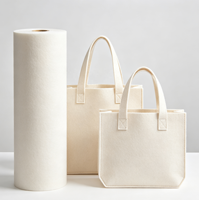 Sac fourre-tout en feutre PET réutilisable, résistant et durable, disponible en plusieurs couleurs, idéal pour le shopping, les sacs à main, l'usage quotidien et la promotion