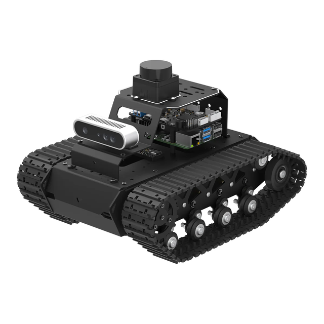 Hiwonder MentorPi Tank Chassis Raspberry Pi Robot Car, ROS AI Coding Robot with LLMs ChatGPT, SLAM and Autonomous Driving