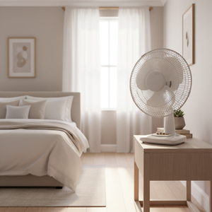 New Style Mechanical Control 360 Degrees <b>Rotation</b> Compact Design Energy Efficient Small Desk <b>Fan</b> for Hotel & Household Use - Product Image 2