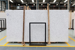 หินขัดทำจากหินขัด,หินขัดสีขาวเป็นมิตรต่อสิ่งแวดล้อมแผ่นพื้นหินเทียมราคาโรงงาน - Product Image 4