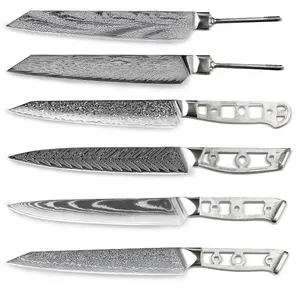 Vente en gros de lames de fabrication de couteaux, fabricant de lames de couteaux de cuisine sans poignées