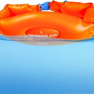 Ceintures de natation gonflables en PVC, tailles S, M, <span class=keywords><strong>L</strong></span>, couleur orange, aide à <span class=keywords><strong>l</strong></span>'entraînement à la natation, bouées de natation, ceintures de taille pour <span class=keywords><strong>enfants</strong></span> et jeunes <span class=keywords><strong>enfants</strong></span> - Product Image 4