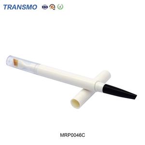 Emballage de stylo à sourcils double embout avec pinceau, contenant en plastique vide, tube de crayon à sourcils deux-en-un, bouchon à vis - Product Image 4