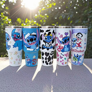 Vaso Térmico <span class=keywords><strong>de</strong></span> Doble Pared <span class=keywords><strong>de</strong></span> 40 oz con Diseño <span class=keywords><strong>de</strong></span> Lujo, Logotipo Personalizado, Dibujos Animados <span class=keywords><strong>de</strong></span> <span class=keywords><strong>Lilo</strong></span> <span class=keywords><strong>y</strong></span> <span class=keywords><strong>Stitch</strong></span>, Antiderrames, para Regalo <span class=keywords><strong>de</strong></span> San Valentín - Product Image 4