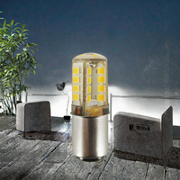 Ampoule LED haut de gamme à baïonnette simple G4 BA15S BA15D 3W avec boîtier en silicone pour usage extérieur paysager