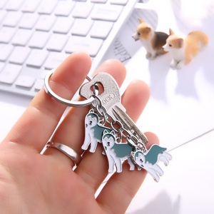 Porte-clés en alliage écologique de style américain, petit cadeau créatif, célébrité d'Internet, décoration pour <span class=keywords><strong>chien</strong></span> de compagnie, vacances - Product Image 3
