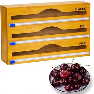 <b>Kitchen</b> <b>Wrap</b> Dispenser Magnetic Plastic <b>Wrap</b> Dispenser with Cutter - Product Image 2