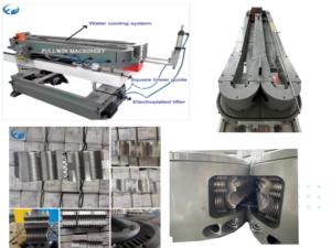 Mesin pembuat pipa bergelombang irigasi selang fleksibel otomatis manufaktur produksi ekstruder plastik elektrik - Product Image 2