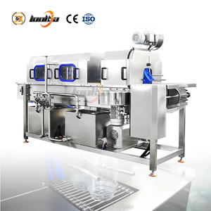 <span class=keywords><strong>Machine</strong></span> de nettoyage pour bocaux à large ouverture, boîtes de conserve, bocaux Mason, boîtes métalliques et bouteilles en plastique de qualité alimentaire, capacité 800 pièces/heure - Product Image 1