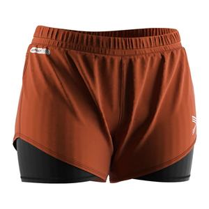 Short de course pour femme durable, short de jogging athlétique 2-en-1 - Product Image 3