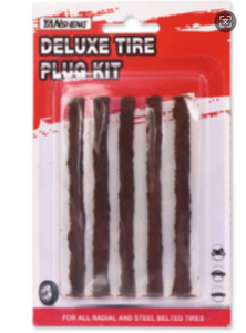 Kit de Reparación de Neumáticos sin Cámara de Alta Elasticidad de 5 Piezas y 6100 mm - Sellos de Goma Butílica para <span class=keywords><strong>Pinchazos</strong></span>, Kit de Reparación Rápida de Neumáticos de Automóvil, 1 Año de Garantía - Product Image 5