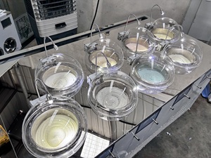 Machine à glaces verticale à double cylindre, congélateur commercial automatique à glaces dures italiennes pour gelateria - Product Image 5