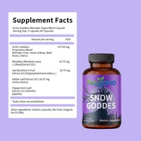 Capsules de complexe à base de plantes OEM sous marque privée : Mélange d'organes de renne, Rhodiola, Argousier et Ortie pour le bien-être quotidien des femmes