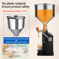 Machine de remplissage manuelle à piston 50-100 ml pour huiles essentielles, cosmétiques, lotions, crèmes, miel et pâtes liquides
