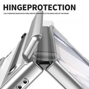 Chống vân tay ánh sáng trường hợp điện thoại cho Samsung <span class=keywords><strong>Galaxy</strong></span> Z gấp 6 5 4 3 bút khe cắm màu tinh khiết trường hợp điện thoại cho Samsung W25 cho gấp SE - Product Image 4