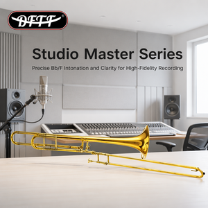 <span class=keywords><strong>Trombone</strong></span> ténor à piston Bb/F de haute qualité, instrument de musique professionnel en laiton pour les groupes scolaires et les distributeurs d'instruments - Product Image 6